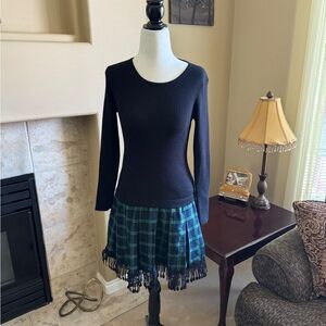 Black &Tartan Dress